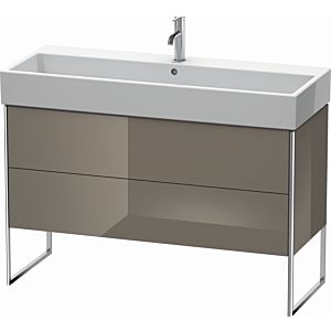 Duravit XSquare Duravit XSquare XS447708989 118.4x49.1x46cm, 2 pull-outs, flannel gray high gloss