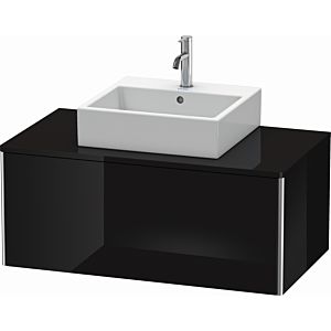 Duravit XSquare Duravit XSquare XS490104040 100x40x54.8cm, 2000 pull-out, black high gloss