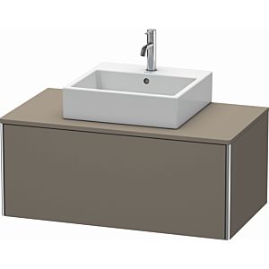 Duravit XSquare Duravit XSquare XS490109090 100x40x54.8cm, 2000 pull-out, flannel gray silk matt