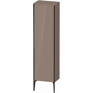 Duravit XViu XV1336RB286 50x36x177cm, noir mat, porte à droite, cappucino brillant