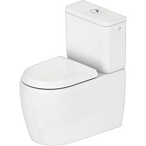 Duravit Qatego Stand-Tiefspül-WC-Kombination 2021090000 39x60cm, 6 l, Rimless, weiß Hochglanz