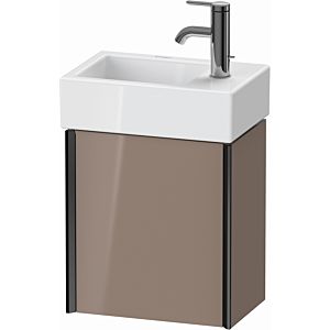 XViu Duravit vasque XV4230LB286 36,4 x 39,7 x 23,4 cm, gauche, cappucino brillant, 2000 , noir mat