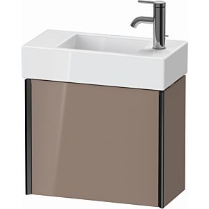 XViu Duravit vasque XV4232LB286 48,4 x 39,7 x 23,4 cm, gauche, cappucino brillant, 2000 , noir mat