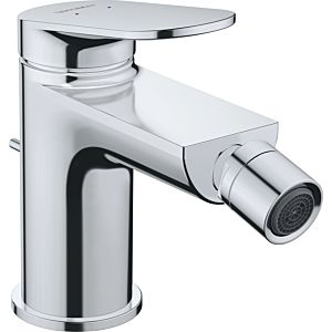 Duravit Wave bidet faucet WA2400001010 projection 128mm, with pull rod drain fitting, chrome