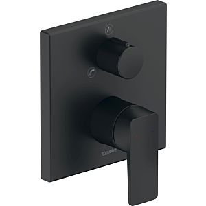 Duravit Manhattan set de finition MH5210012046 mitigeur bain à encastrer, inverseur, noir mat