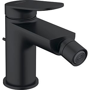 Duravit Wave Bidetarmatur A2400001046 Ausladung 128mm, mit Zugstange Ablaufgarnitur, schwarz matt