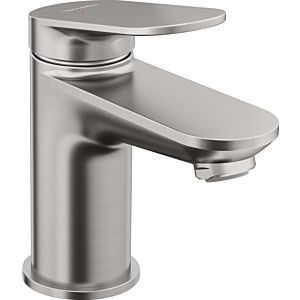 Duravit S Wave washbasin mixer WA1010002070 projection 95mm, without pop-up waste, brushed stainless steel