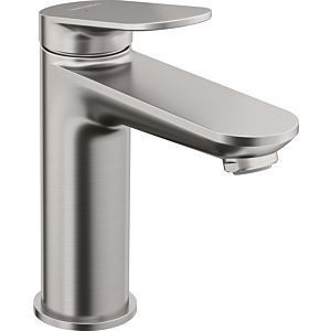 Duravit M Wave washbasin mixer WA1020002070 projection 122mm, without pop-up waste set, brushed stainless steel