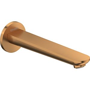 Duravit Wave bath spout WA5240010004 projection 202mm, brushed bronze