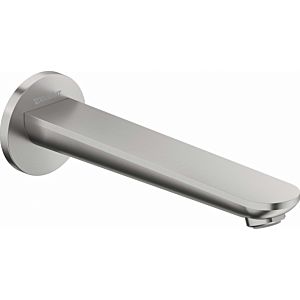 Duravit Wave bath spout WA5240010070 projection 202mm, brushed stainless steel