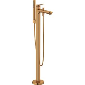 Duravit Wave set prêt à monter WA5250000004 mitigeur de bain à encastrer, sur pied, bronze brossé