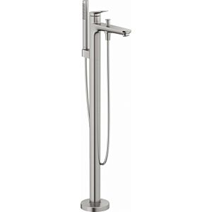 Duravit Wave finishing set WA5250000070 concealed bath mixer, floor-standing, brushed stainless steel