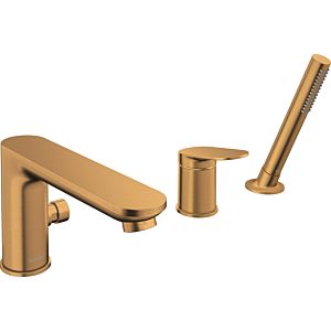 Duravit Wave 3-hole bath mixer WA5260000004 brushed bronze