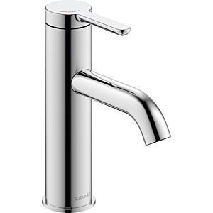 Duravit C.1 mitigeur lavabo M C11023002010 FreshStart, MinusFlow, sans tirette, chrome brillant