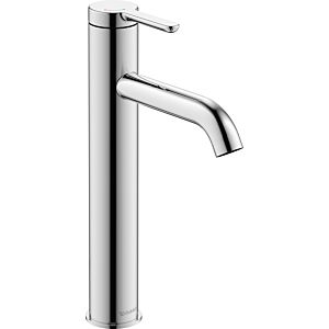 Duravit C.1 mitigeur lavabo L C11033002010 FreshStart, MinusFlow, sans tirette, chrome brillant