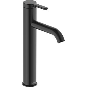 Duravit C.1 mitigeur lavabo L C11033002046 FreshStart, MinusFlow, sans tirette, noir mat