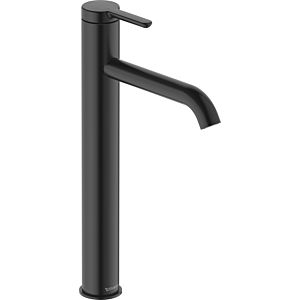 Duravit C.1 mitigeur lavabo XL C11043002046 FreshStart, MinusFlow, sans tirette, noir mat