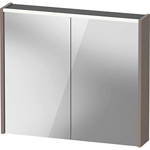 Duravit D-Code armoire à glace DC7106043432000 800x700x148, basalte mat, prise J, éclairage LED