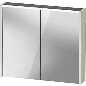 Duravit D-Code armoire à glace DC71060HHHH0000 800x700x148, vert pâle mat, prise, éclairage LED