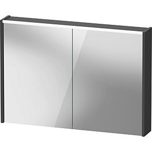 Duravit D-Code armoire à glace DC7107049490000 1000x700x148, graphite mat, prise, éclairage LED