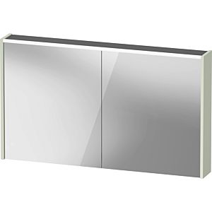 Duravit D-Code armoire à glace DC71080HHHH0000 1200x700x148, vert pâle mat, prise, éclairage LED