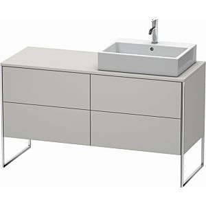 Duravit XSquare Duravit XSquare XS4923R0707 140x53.8x54.8cm, 4 pull-outs, right, concrete gray matt