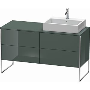 Duravit XSquare Duravit XSquare XS4923R3838 140x53.8x54.8cm, 4 pull-outs, right, Dolomiti Grey high gloss