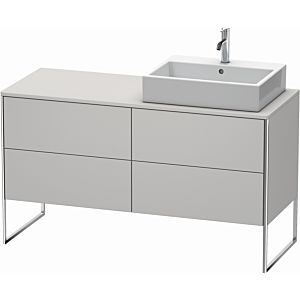 Duravit XSquare Duravit XSquare XS4923R3939 140x53.8x54.8cm, 4 pull-outs, right, Nordic white silk matt