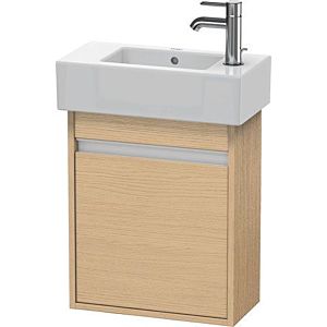 Duravit Ketho vanity unit KT6629L3030 45x22.5x55cm, wall-hung, door on the left, Eiche natur