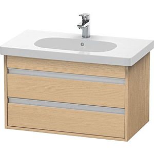 Duravit Ketho vanity unit KT664703030 80 x 45.5 cm, Eiche natur , 2 drawers, wall-hung