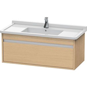 Duravit Ketho vanity unit KT666503030 100 x 45.5 cm, Eiche natur , 2000 pull-out, wall-hung