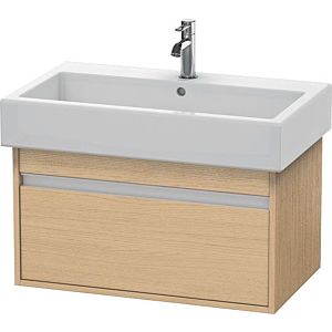 Duravit Ketho vanity unit KT668703030 75 x 44 cm, Eiche natur , 2000 pull-out, wall-hung