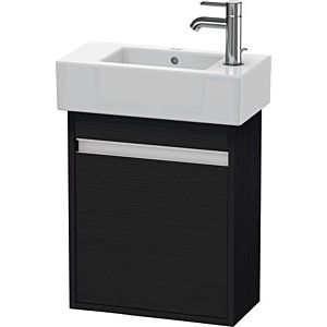 Duravit Ketho vanity unit KT6629R1616 45x22.5x55cm, wall-hung, door on the right, Eiche schwarz