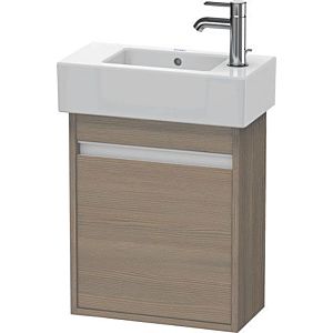 Duravit Ketho vanity unit KT6629L3535 45x22.5x55cm, wall-hung, door on the left, terra oak