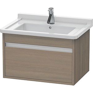 Duravit Ketho vanity unit KT666303535 65 x 45.5 cm, terra oak, 2000 pull-out, wall-hung