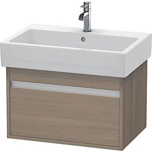 Duravit Ketho vanity unit KT668403535 65 x 44 cm, terra oak, 2000 pull-out, wall-hung