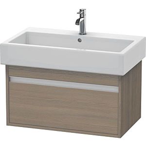 Duravit Ketho vanity unit KT668703535 75 x 44 cm, terra oak, 2000 pull-out, wall-hung