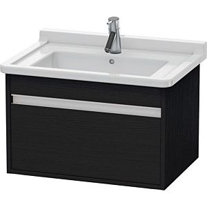 Duravit Ketho vanity unit KT666301616 65 x 45.5 cm, Eiche schwarz , 2000 pull-out, wall-hung