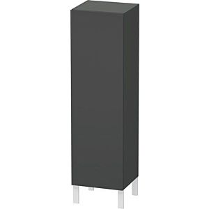L-Cube Duravit high cabinet LC1178L4949 40x36.3x132cm, door on the left, matt graphite