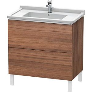 Duravit L-Cube vanity unit LC660907979 82 x 46.9 cm, natural walnut, 2 pull-outs, standing