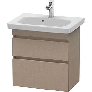 Duravit DuraStyle vanity unit DS647907575 58 x 36.8 cm, linen, 2 drawers, wall-hung
