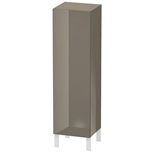 L-Cube Duravit tall cabinet LC1178R8989 40x36.3x132cm, door on the right, flannel gray high gloss