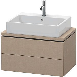 Duravit L-Cube vanity unit LC580607575 72 x 47.7 cm, linen, for console, 2 drawers