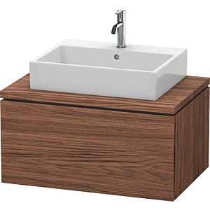 Duravit L-Cube vanity unit LC581202121 82 x 54.7 cm, dark walnut, for console, 1 pull-out