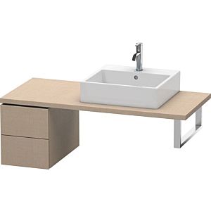 Duravit L-Cube base cabinet LC583507575 32 x 54.7 cm, linen, for console, 2 drawers