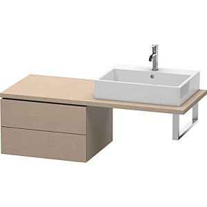Duravit L-Cube base cabinet LC583807575 62 x 54.7 cm, linen, for console, 2 drawers