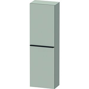 D-Neo Duravit tall cabinet DE1318L0707 40 x 24 cm, Concrete Gray Matt , 2000 door, left, 4 glass shelves