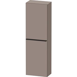 D-Neo Duravit tall cabinet DE1318L4343 40 x 24 cm, Basalt Matt , 2000 door, left, 4 glass shelves