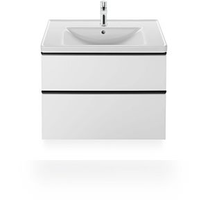 Duravit D-Neo vanity unit DE435501818 78.4 x 45.2 cm, White Matt , wall- 2000 , match3 drawer, 2000 pull-out