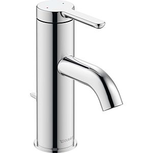 Duravit C.1 S Waschtischarmatur C11010001010 chrom, mit Ablaufgarnitur, Ausladung 91mm